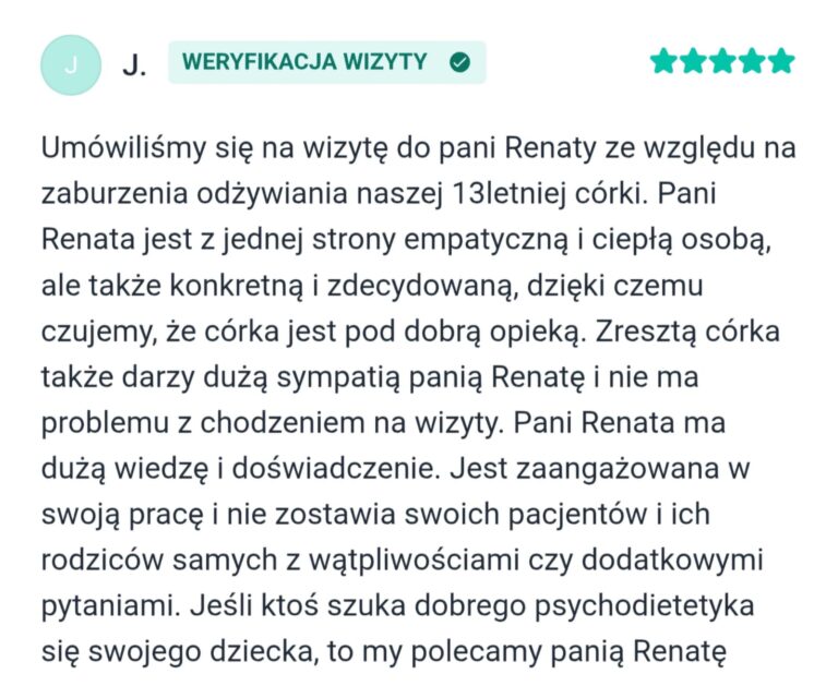 dietetyk opinie Renata Kusińska-Sitarz