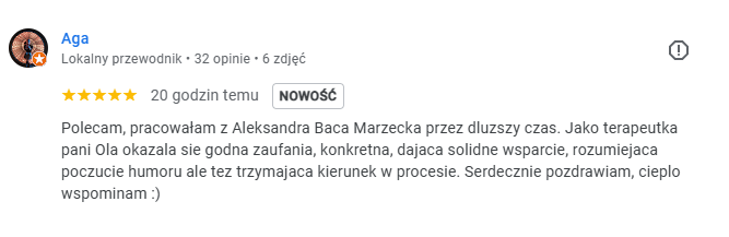 opinia Aleksandra Baca-Marzecka
