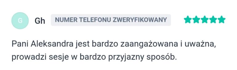 opinia Aleksandra Ziora-Walas