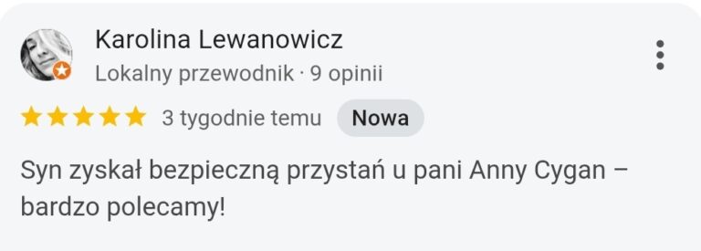 opinia Anna Cygan
