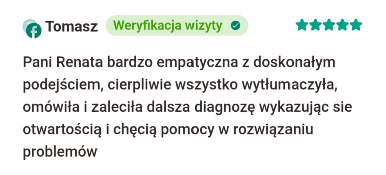 opinia Renia Kusińska-Sitarz