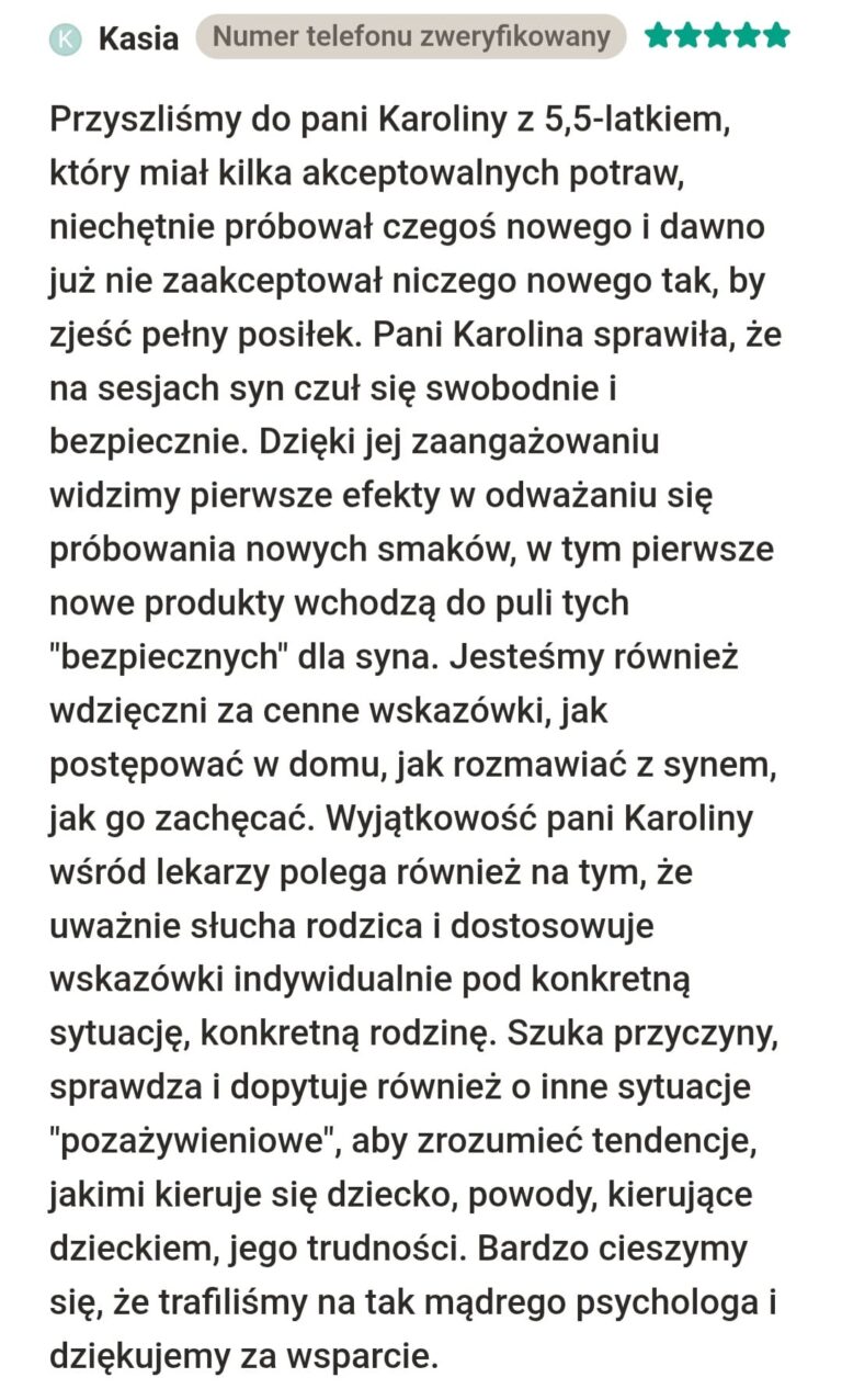 opinia Dziekan Karolina