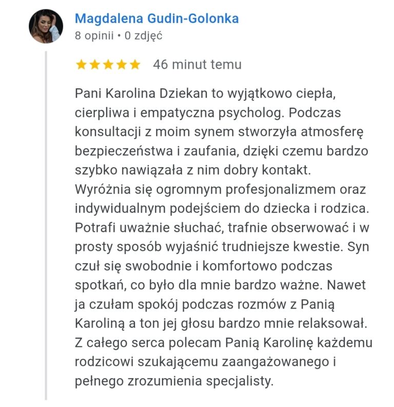 opinia Karolina Dziekan
