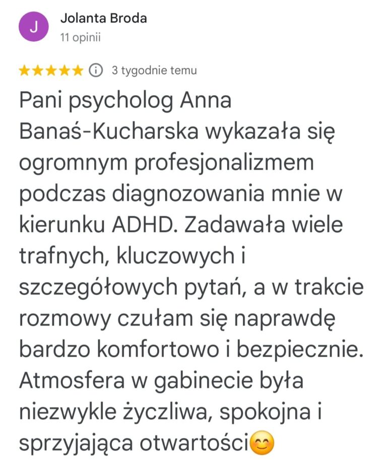 opinia Anna Banaś-Kucharska