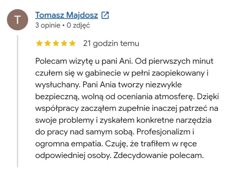 opinia Anna Banaś-Kucharska psycholog